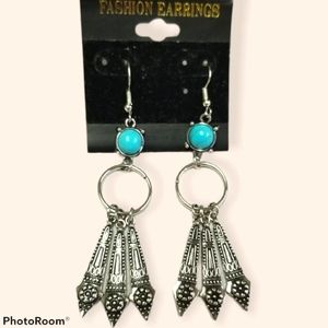 NWOT Prana Paradise Blue Earrings